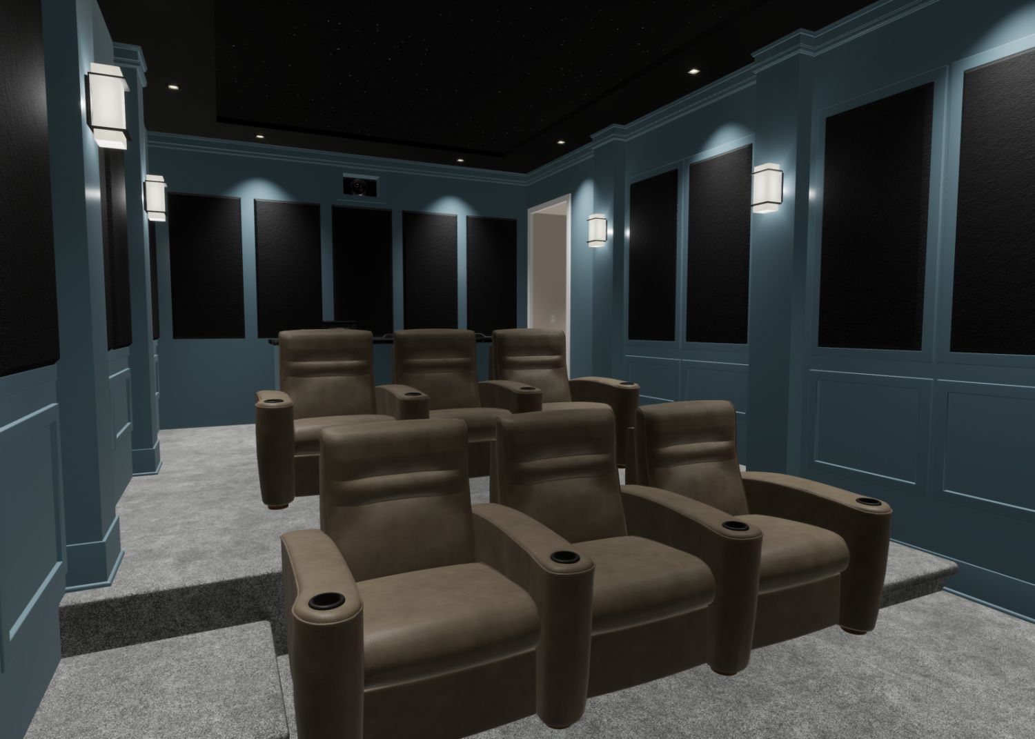 3 D rendering Miestro Theater