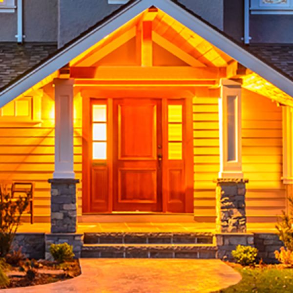 exterior home lighting modern porch cropped