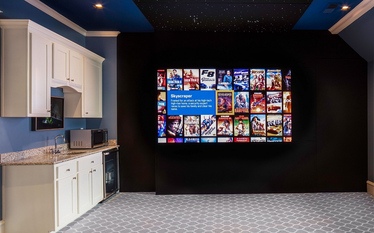 Miestro Media Room After Digital Screen