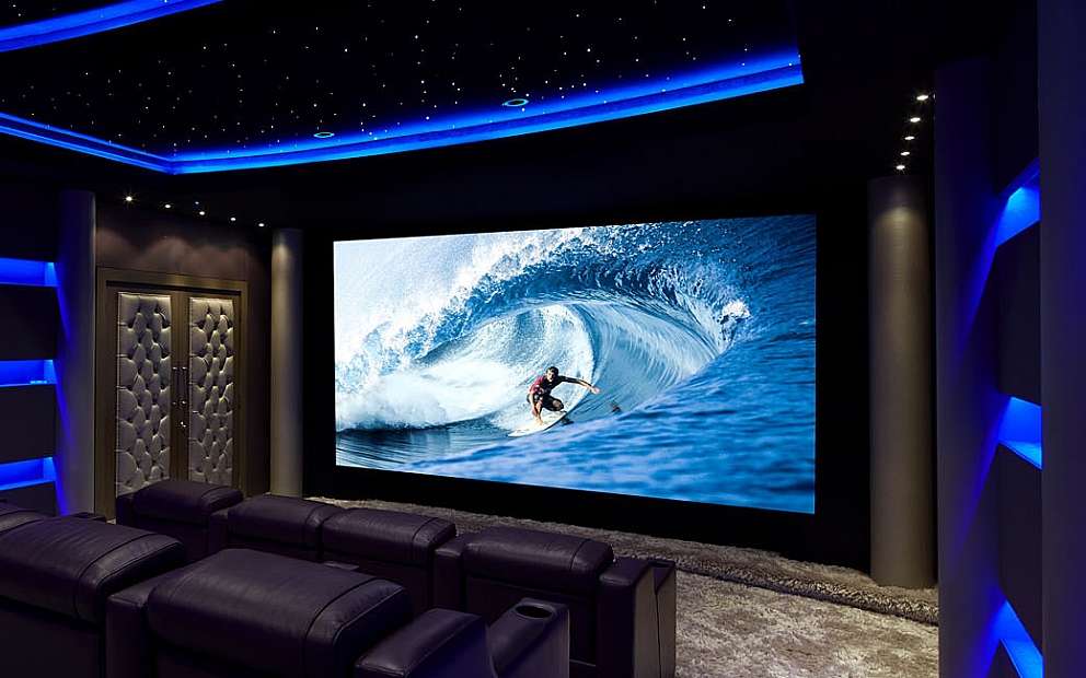 Acousticsmart customer seating features home theater
