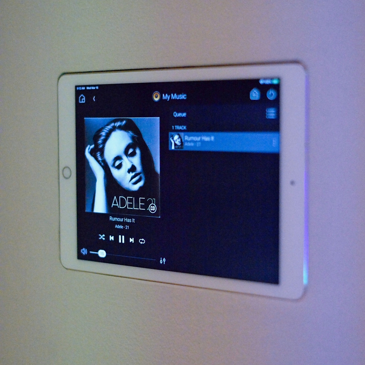 Smart Home Wall Ipad