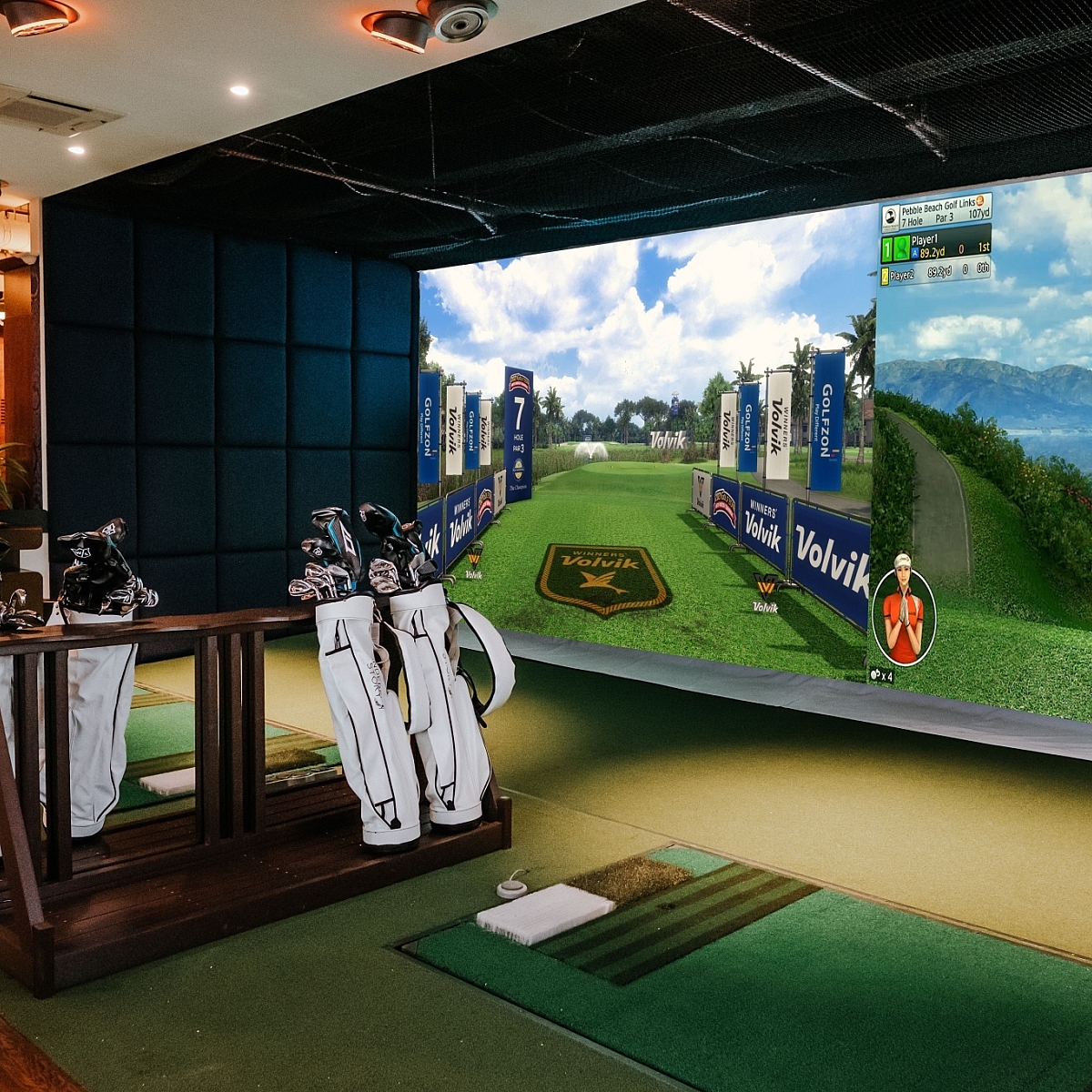 Game simulator golfing 1