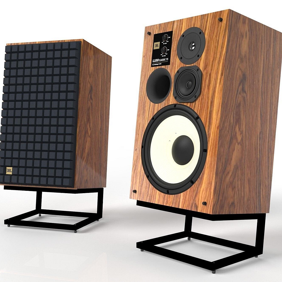 JBL aduio speaker stand wood finish