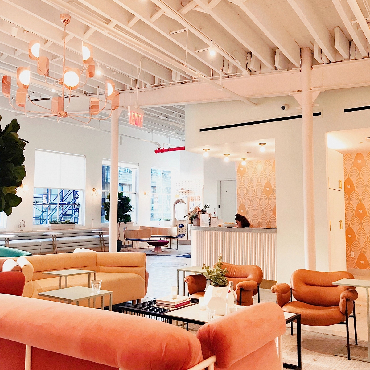 cozy cafe seating interior design