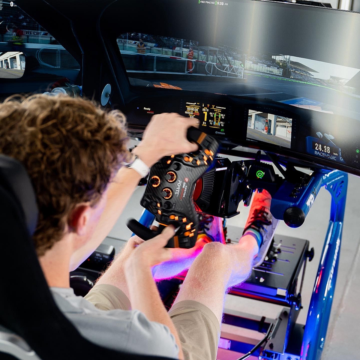 Game simulator racing podium1 2