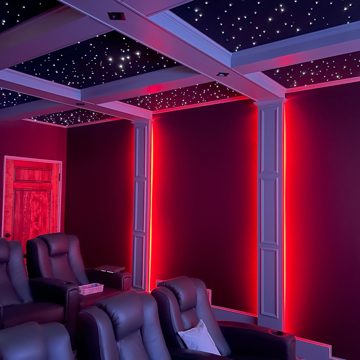 pickler custom home theater lighting starry ceiling