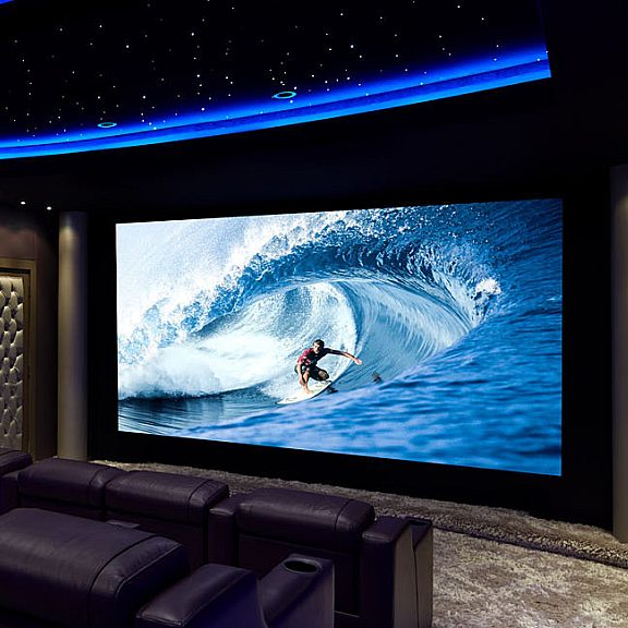 Acousticsmart customer seating features home theater