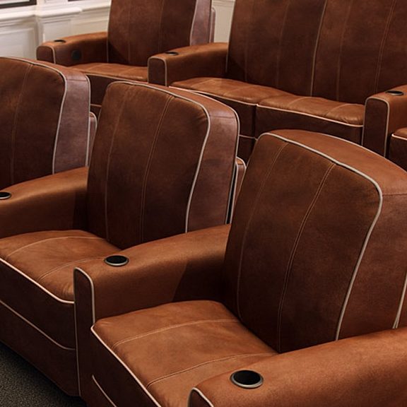 leather theater seating home cinema
