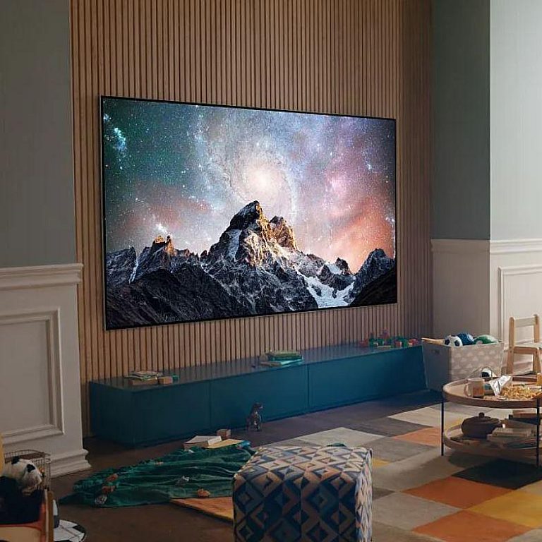 LG high definition tv living room