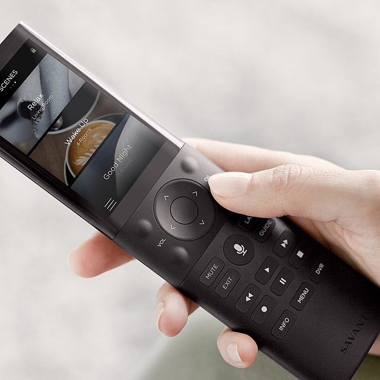 Savant TV Remote with screen