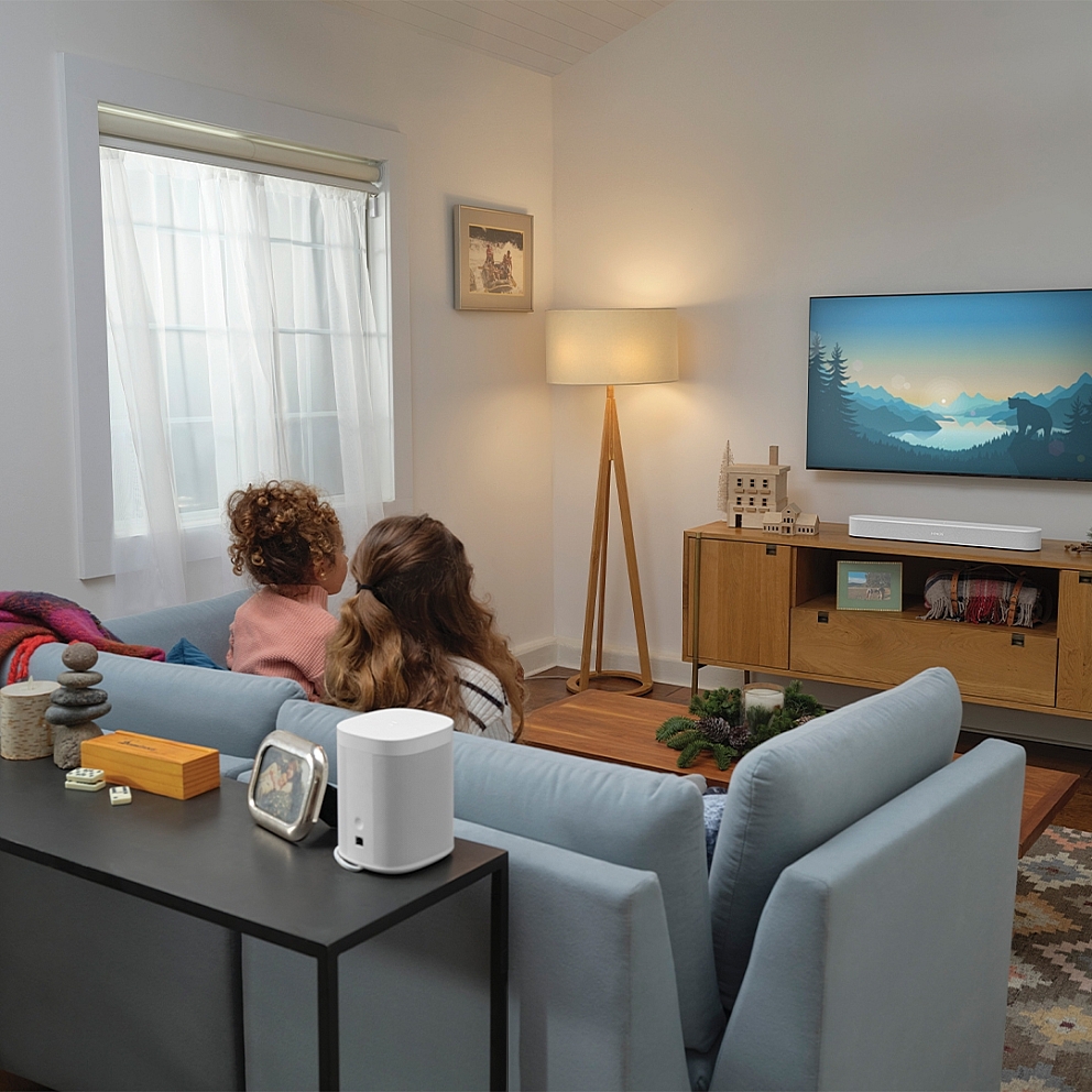 Sonos wireless speaker living room